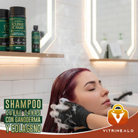 Kit Shampoo Cubre Canas con Ganoderma y Colágeno