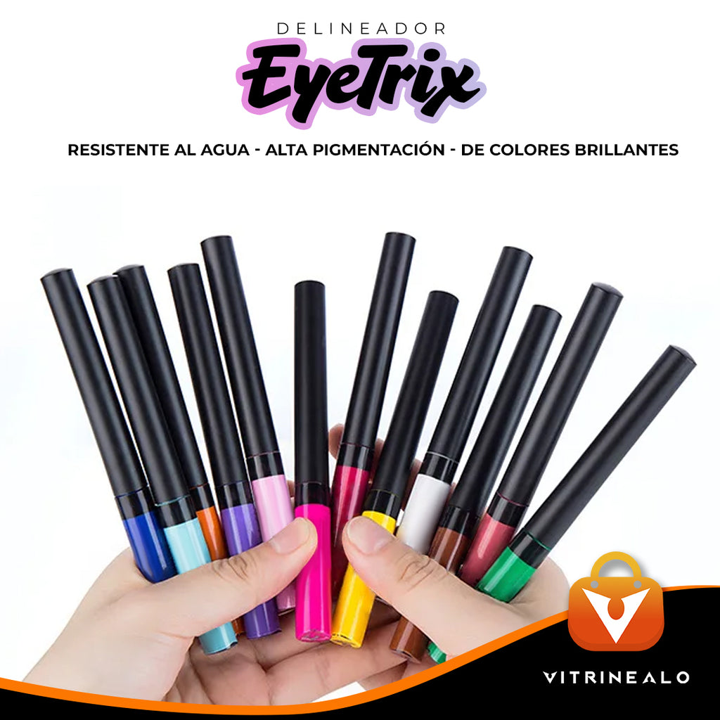 KIT DE DELINEADORES LÍQUIDOS FLUORESCENTES, ESCARCHADOS Y MATE