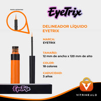 KIT DE DELINEADORES LÍQUIDOS FLUORESCENTES, ESCARCHADOS Y MATE