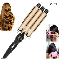 💥Plancha Rizadora 3 BARRILES💥